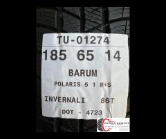 4 PNEUMATICI 185/65 R14 BARUM INVERNALI - 11