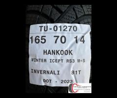 4 PNEUMATICI 165/70 R14 HANKOOK INVERNALI - 11
