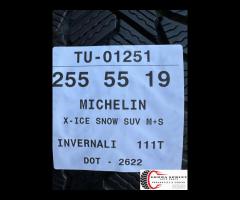 4 PNEUMATICI 255/55 R19 MICHELIN INVERNALI 75% - 10