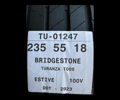 4 PNEUMATICI 235/55 R18 BRIDGESTONE ESTIVE - 10