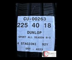 2 PNEUMATICI 225/40 R18 DUNLOP 4 STAGIONI 75%