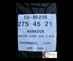 2 PNEUMATICI 275/45 R21 HANKOOK INVERNALI 95%