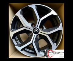 4 CERCHI IN LEGA ORIGINALI RAGGIO 16 CITROEN C3 - 6