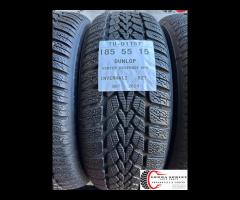 4 PNEUMATICI 185/55 R15 DUNLOP INVERNALI SEMINUOVE