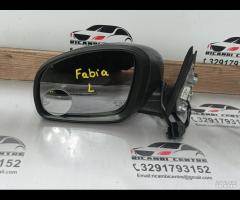 SPECCHIETTO RETROVISORE SINISTRA SKODA FABIA 2 5J1 - 6