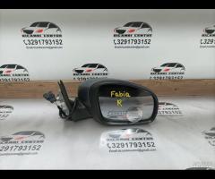 SPECCHIETTO RETROVISORE DESTRA  SKODA FABIA 2 5J28 - 6