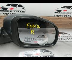 SPECCHIETTO RETROVISORE DESTRA  SKODA FABIA 2 5J28 - 7