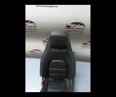 SEDIA ANTERIORE SINISTRO IN PELLE NERA MERCEDES W2