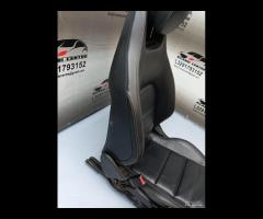 SEDIA ANTERIORE SINISTRO IN PELLE NERA MERCEDES W2 - 7