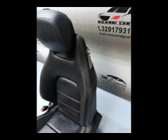 SEDIA ANTERIORE SINISTRO IN PELLE NERA MERCEDES W2 - 10