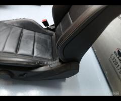 SEDIA ANTERIORE SINISTRO IN PELLE NERA MERCEDES W2 - 12