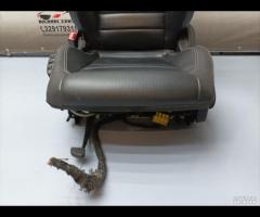 SEDIA ANTERIORE SINISTRO IN PELLE NERA MERCEDES W2 - 18