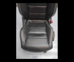 SEDIA ANTERIORE DESTRO IN PELLE NERA MERCEDES W212 - 15