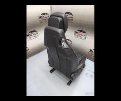 SEDIA ANTERIORE DESTRO IN PELLE NERA MERCEDES W212 - 20