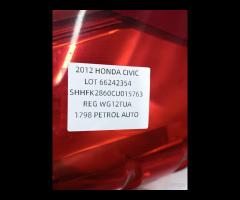 FANALE STOP POSTERIORE DESTRO 2012 HONDA CIVIC IX - 13