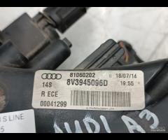 FARO FANALE STOP POSTERIORE DESTRA AUDI A3 8V 2012 - 17