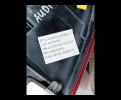 FARO FANALE STOP POSTERIORE SINISTRO SX AUDI A3 8V - 12