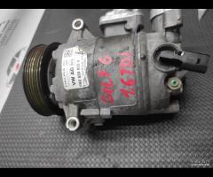 COMPRESSORE A/C VOLKSWAGEN GOLF 6 BERLINA MOTORE C - 12