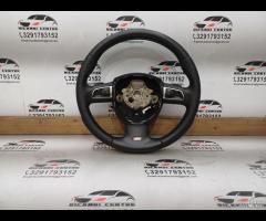 VOLANTE SPORTIVO MULTIFUNZIONE IN PELLE TRAFORATA - 1