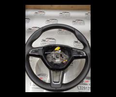 VOLANTE MULTIFUNZIONE IN PELLE NERO SKODA FABIA 20