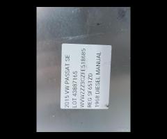 CENTRALINA MOTORE ECU VOLKSWAGEN PASSAT 2015 2.0D - 14