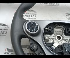 VOLANTE MULTIFUNZIONE IN PELLE NERO SMART FORFOUR - 8
