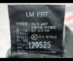 CINTURA DI SICUREZZA ANTERIORE DESTRA DX HYUNDAI I - 18