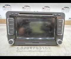 AUTORADIO LETTORE CD SISTEMA NAVIGAZIONE VW GOLF V