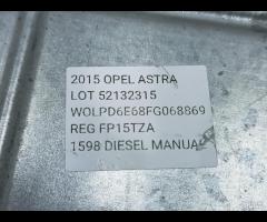 CENTRALINA MOTORE ECU OPEL ASTRA 2015 81KW/110CV 5 - 19