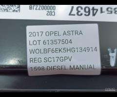 CENTRALINA BCM BODY COMPUTER OPEL ASTRA 2017 13594 - 9