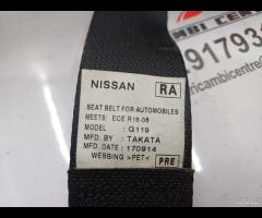 CINTURA DI SICUREZZA ANTERIORE SINISTRA NISSAN QAS