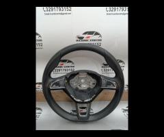 VOLANTE IN PELLE MULTIFUNZIONALE SKODA OCTAVIA 201 - 5