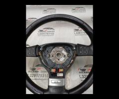 VOLANTE MULTIFUNZIONE IN PELLE NERO/ALLUMINIO VW E - 9