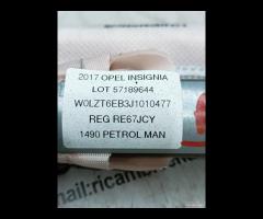 AIRBAG A TENDINA LATERALE DESTRO 2017 OPEL INSIGNI