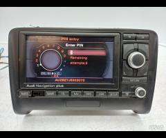 AUTORADIO MULTIMED GPS NAVIGATORE BLUETOOTH AUDI T