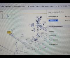 RINFORZO TRAVERSA PARAURTI SUPPORTO ANTERIORE MERC - 14
