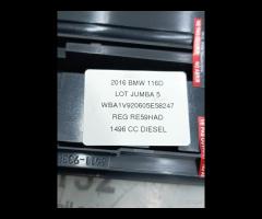 PANNELLO COMANDI CLIMA/RADIO CROMO 2016 BMW 1 F20 - 12