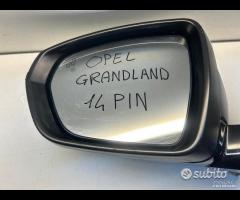 Specchietto retrovisore sx opel grandland x 14 pin