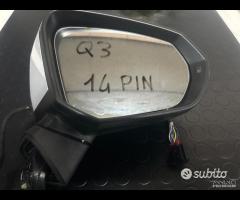 SPECCHIO RETROVISORE ESTERNO AUDI Q3 2022 14 pin - 10