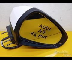 Specchietto retrovisore audi A3 S3 RS3 14 PIN 2018