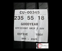 2 PNEUMATICI 235/55 R18 GOODYEAR ESTIVE SEMINUOVE