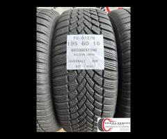 4 PNEUMATICI 195/60 R16 BRIDGESTONE INVERNALI 95% - 2