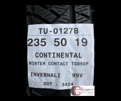 4 PNEUMATICI 235/50 R19 CONTINENTAL INVERNALI 95% - 8