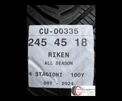 2 PNEUMATICI 245/45 R18 RIKEN 4 STAGIONI 90% - 4