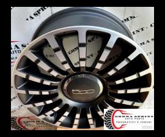 4 CERCHI IN LEGA ORIGINALI RAGGIO 16 FIAT 500