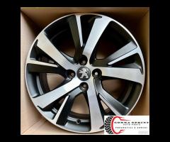 4 CERCHI IN LEGA ORIGINALI RAGGIO 17 PEUGEOT 2008