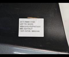 PORTA PORTIERA ANTERIORE DESTRA BMW 316D 3 F30 201 - 12