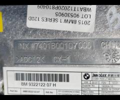 DISPLAY SCHERMO MULTIFUNZIONE GPS NAVIGATORE BMW F - 18