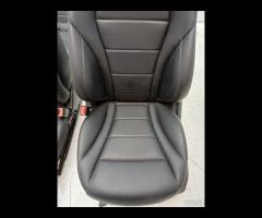 SET SEDILI IN PELLE NERO MERCEDES-BENZ C250 W205 2 - 4