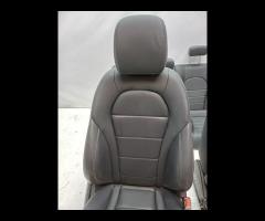 SET SEDILI IN PELLE NERO MERCEDES-BENZ C250 W205 2 - 5